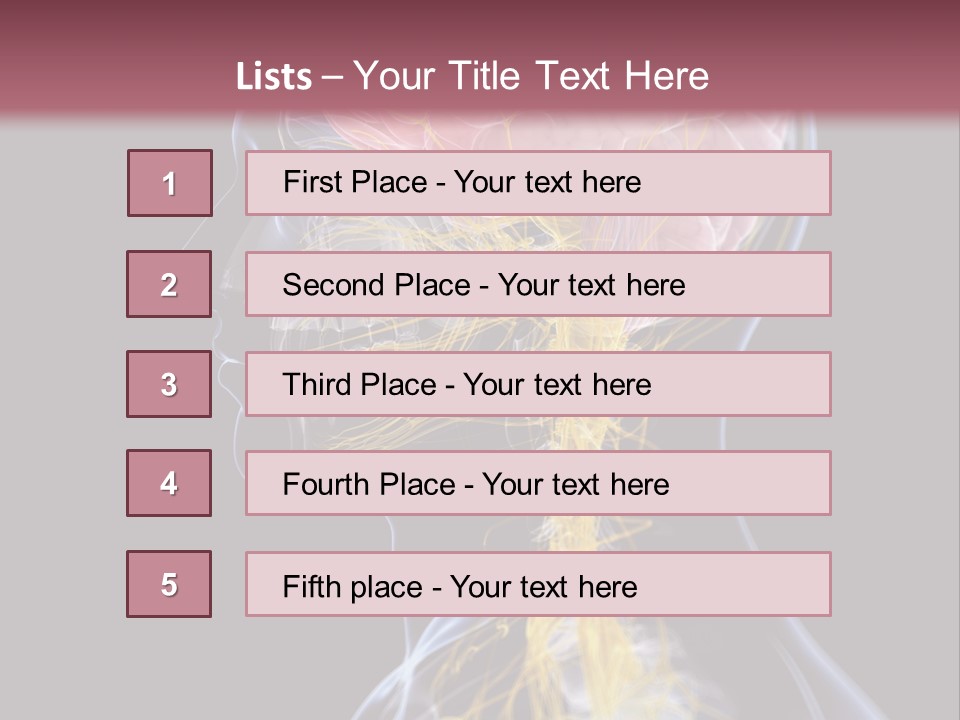 Rebound Head Megrim PowerPoint Template