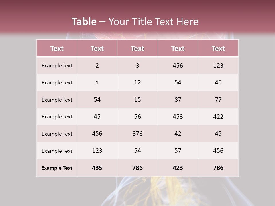Rebound Head Megrim PowerPoint Template