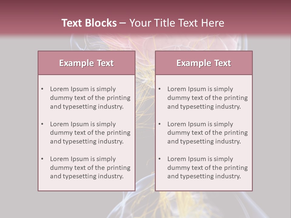Rebound Head Megrim PowerPoint Template