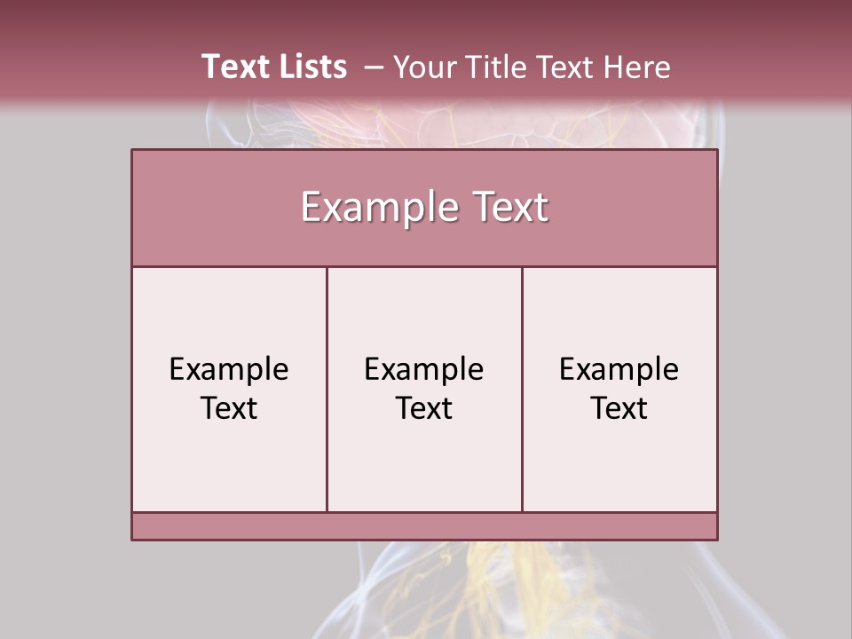 Rebound Head Megrim PowerPoint Template