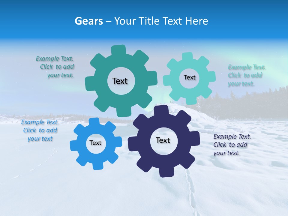 Sky Landscape Celestial PowerPoint Template