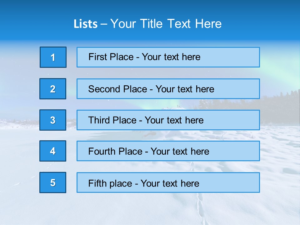 Sky Landscape Celestial PowerPoint Template
