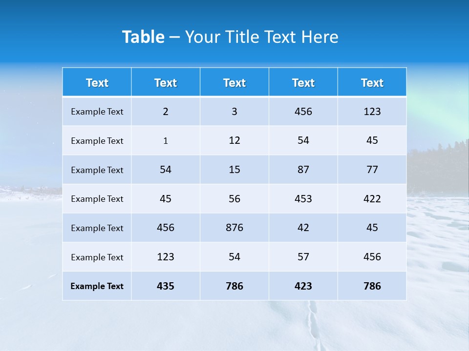 Sky Landscape Celestial PowerPoint Template