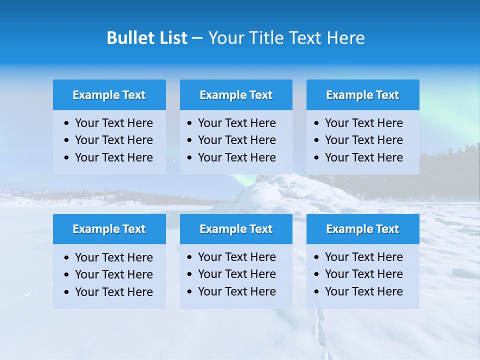 Sky Landscape Celestial PowerPoint Template