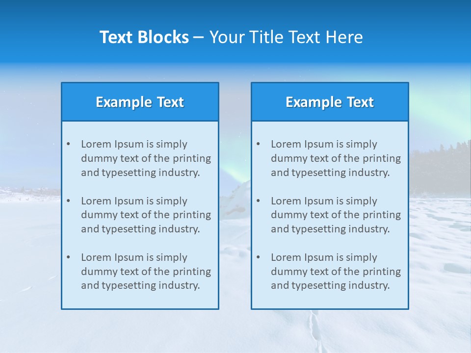 Sky Landscape Celestial PowerPoint Template