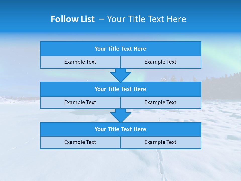 Sky Landscape Celestial PowerPoint Template