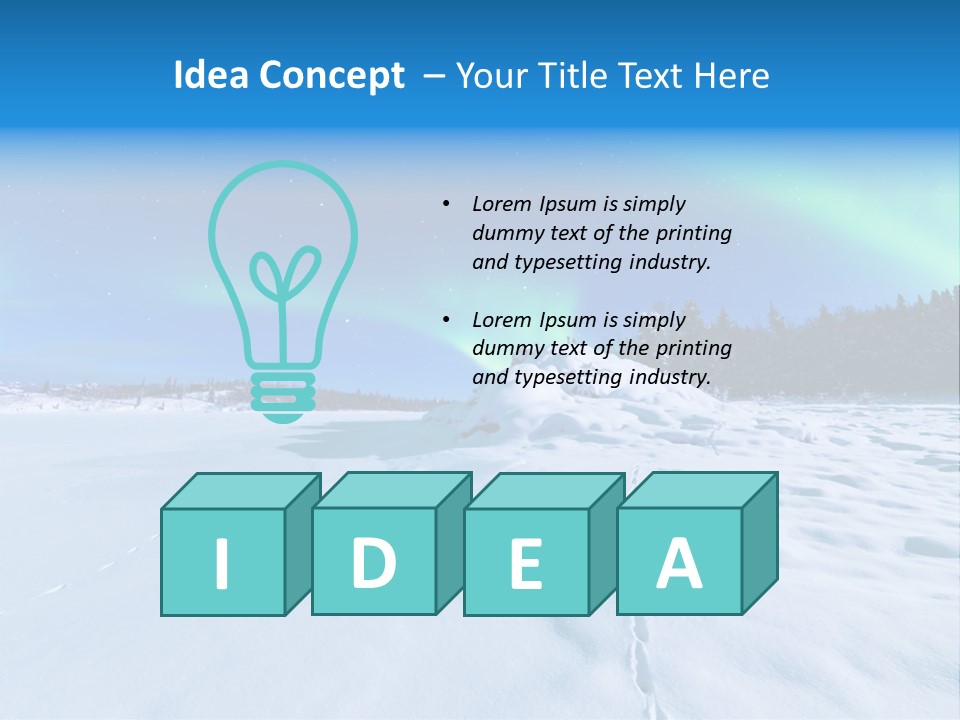 Sky Landscape Celestial PowerPoint Template