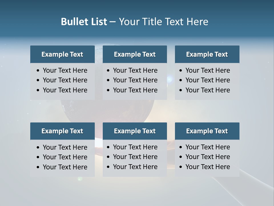 Core Globe Universe PowerPoint Template
