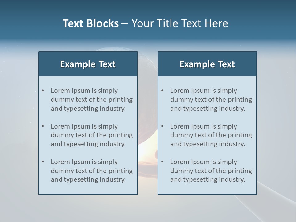 Core Globe Universe PowerPoint Template