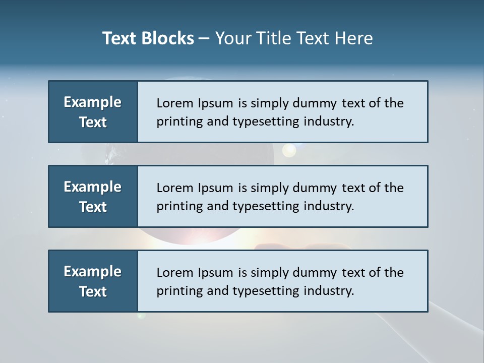 Core Globe Universe PowerPoint Template