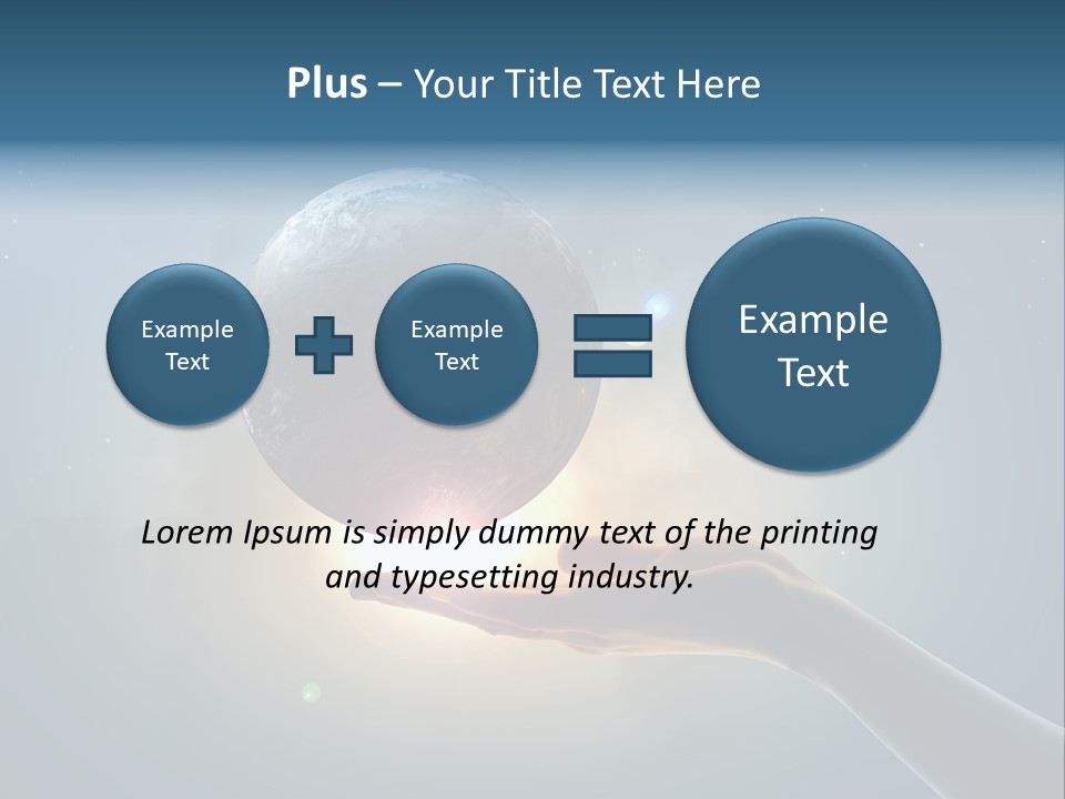 Core Globe Universe PowerPoint Template