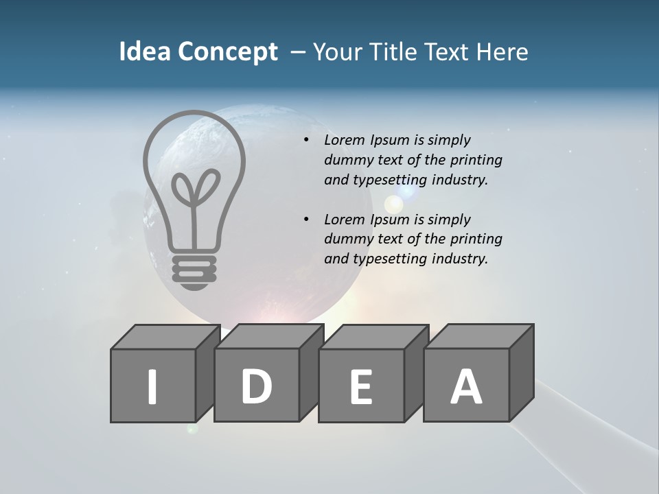 Core Globe Universe PowerPoint Template