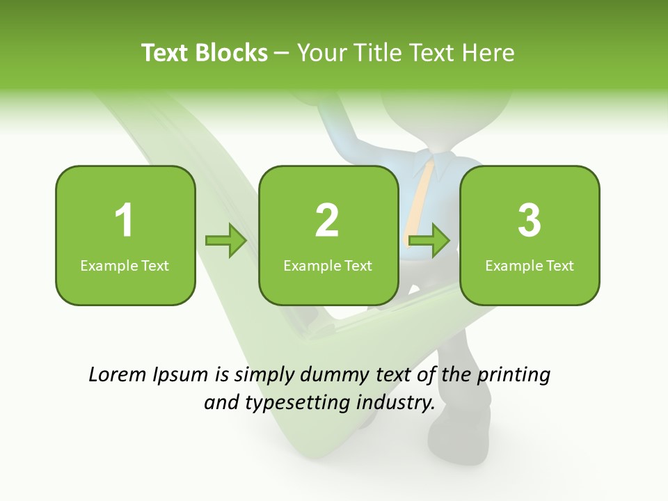 Sign Mark Correct PowerPoint Template