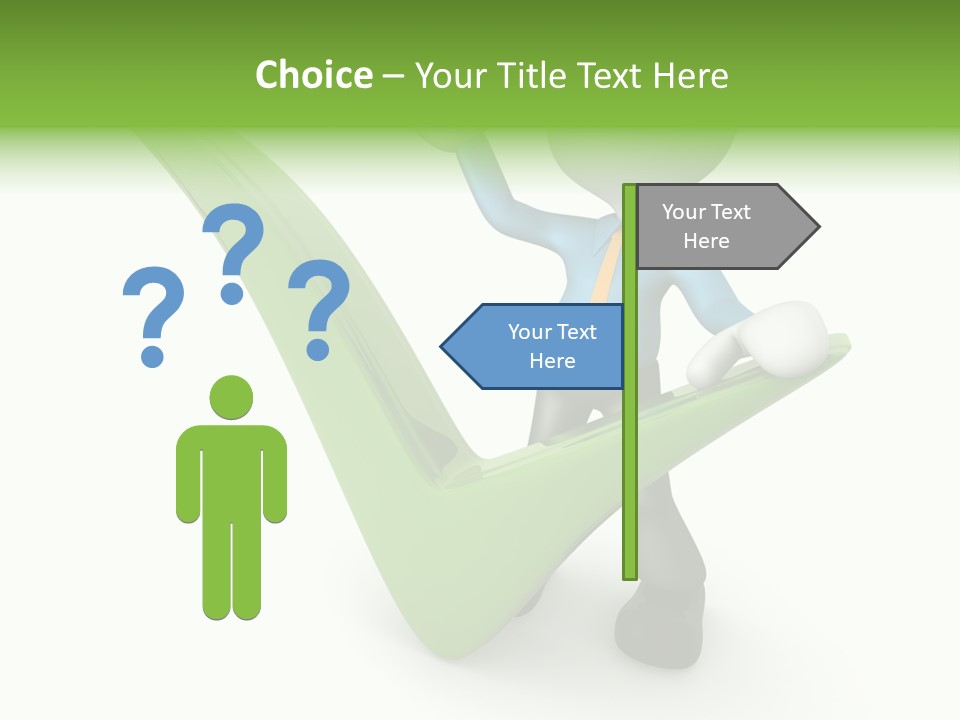 Sign Mark Correct PowerPoint Template