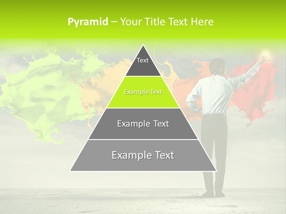 Suit Fresh Rainbow PowerPoint Template