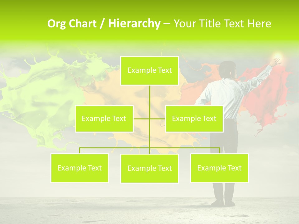 Suit Fresh Rainbow PowerPoint Template