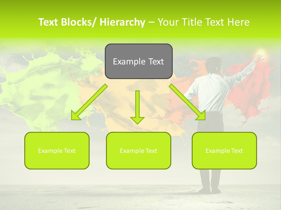 Suit Fresh Rainbow PowerPoint Template