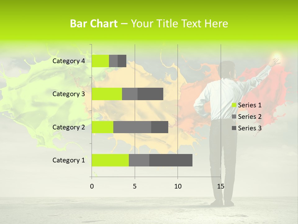 Suit Fresh Rainbow PowerPoint Template