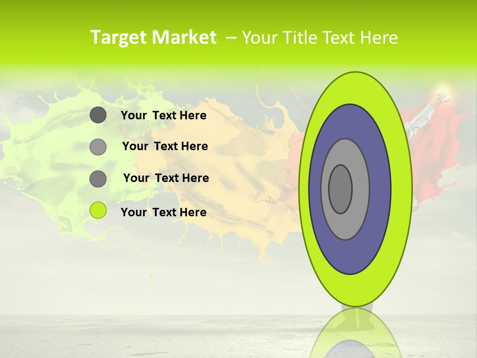 Suit Fresh Rainbow PowerPoint Template