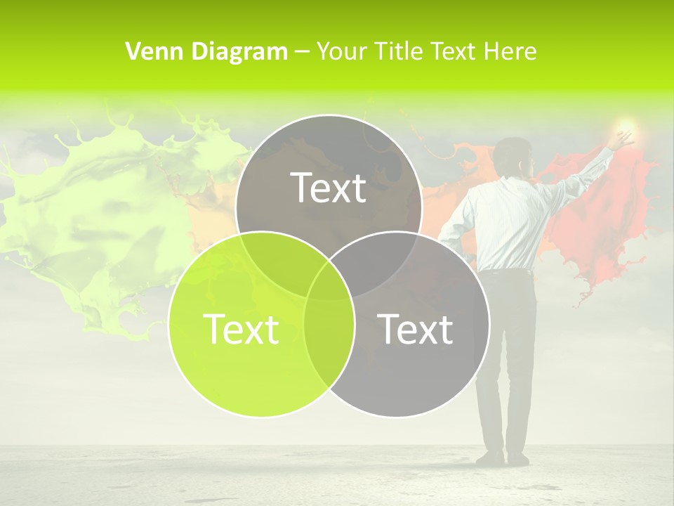 Suit Fresh Rainbow PowerPoint Template