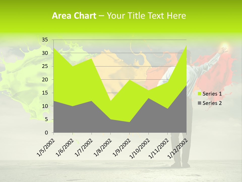 Suit Fresh Rainbow PowerPoint Template
