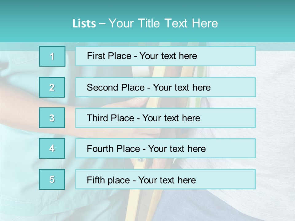 Rehabilitation Training Sport PowerPoint Template