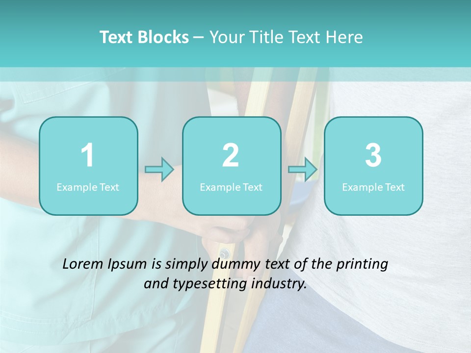 Rehabilitation Training Sport PowerPoint Template