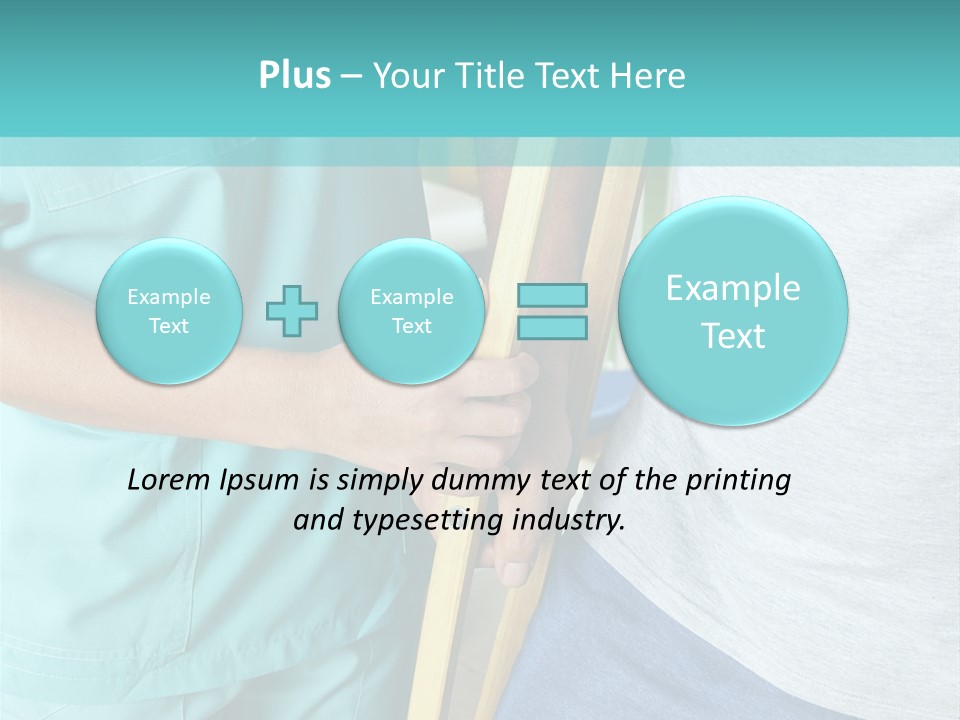 Rehabilitation Training Sport PowerPoint Template