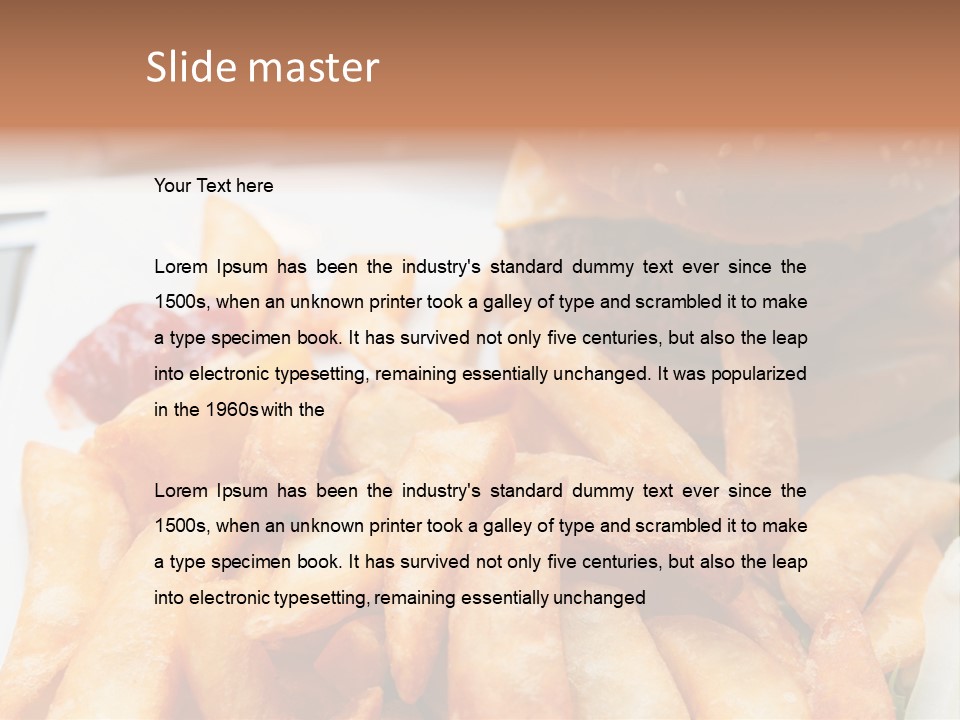 Hamburger Salt Potatoes PowerPoint Template