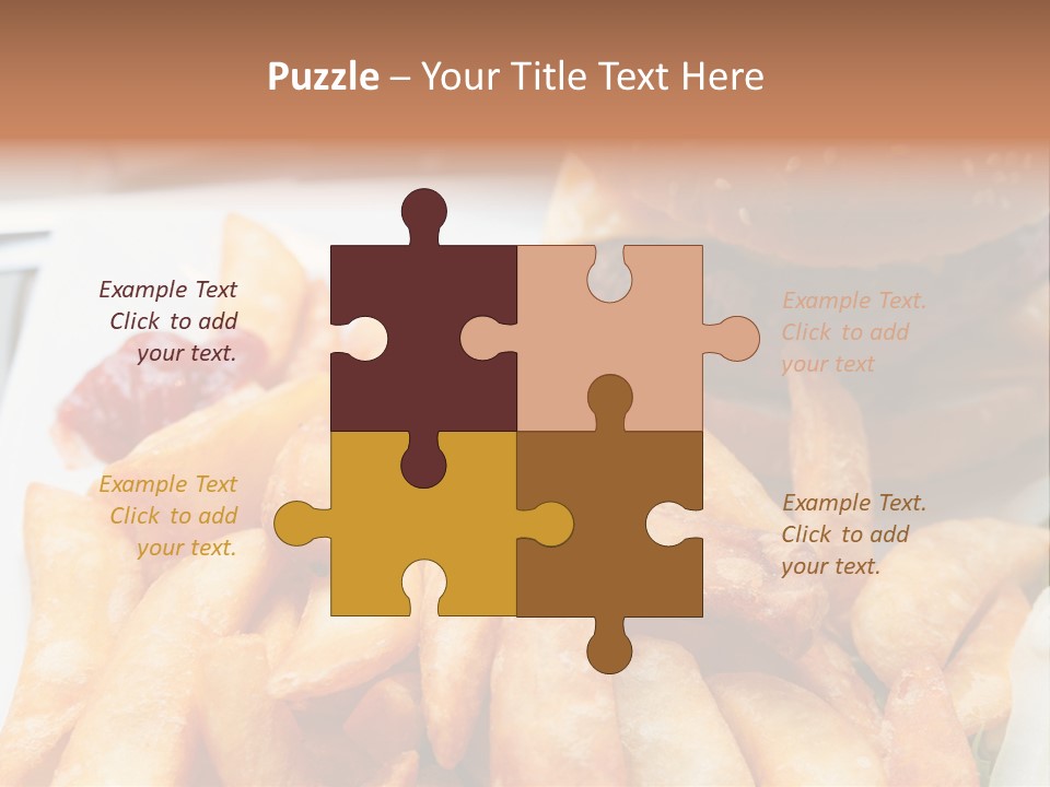 Hamburger Salt Potatoes PowerPoint Template