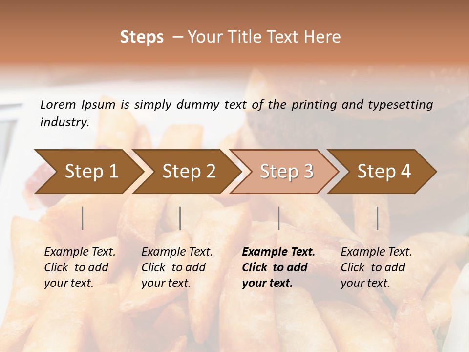 Hamburger Salt Potatoes PowerPoint Template
