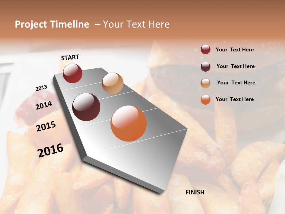 Hamburger Salt Potatoes PowerPoint Template