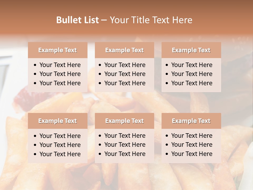 Hamburger Salt Potatoes PowerPoint Template
