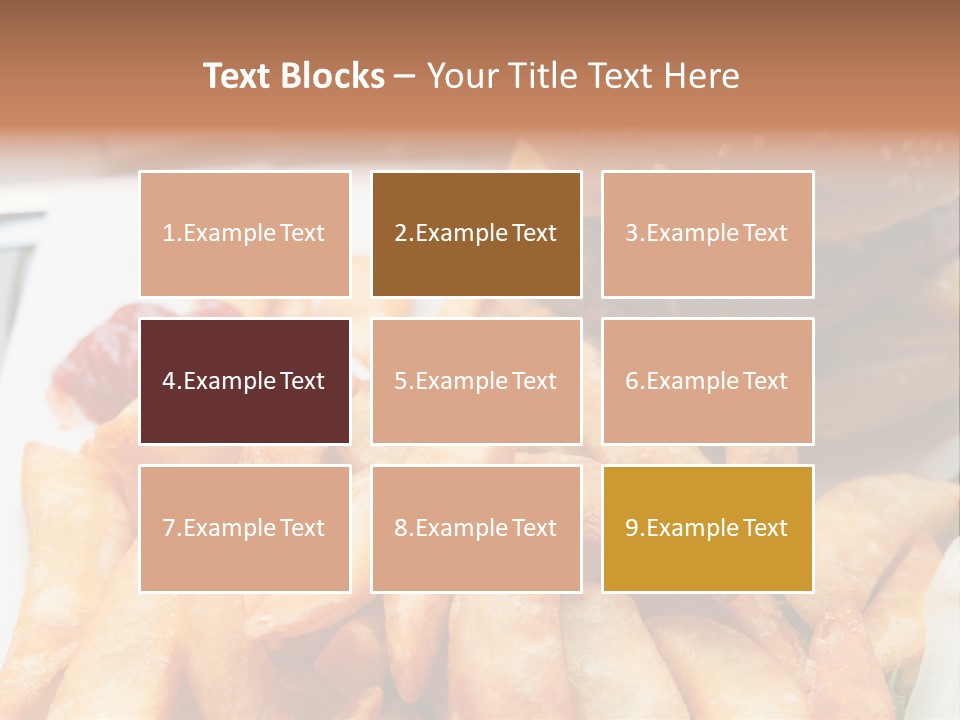 Hamburger Salt Potatoes PowerPoint Template