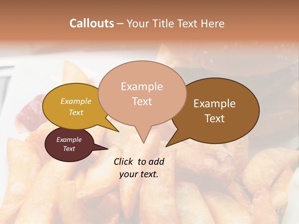 Hamburger Salt Potatoes PowerPoint Template