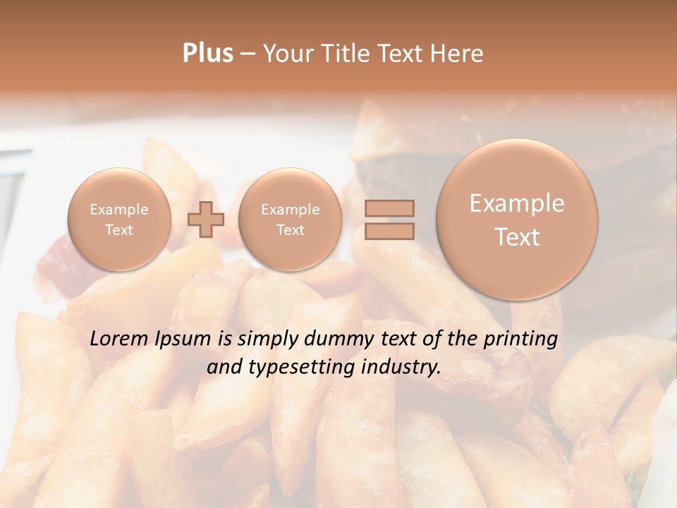 Hamburger Salt Potatoes PowerPoint Template