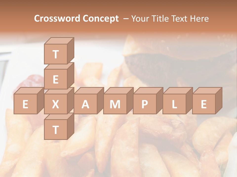 Hamburger Salt Potatoes PowerPoint Template