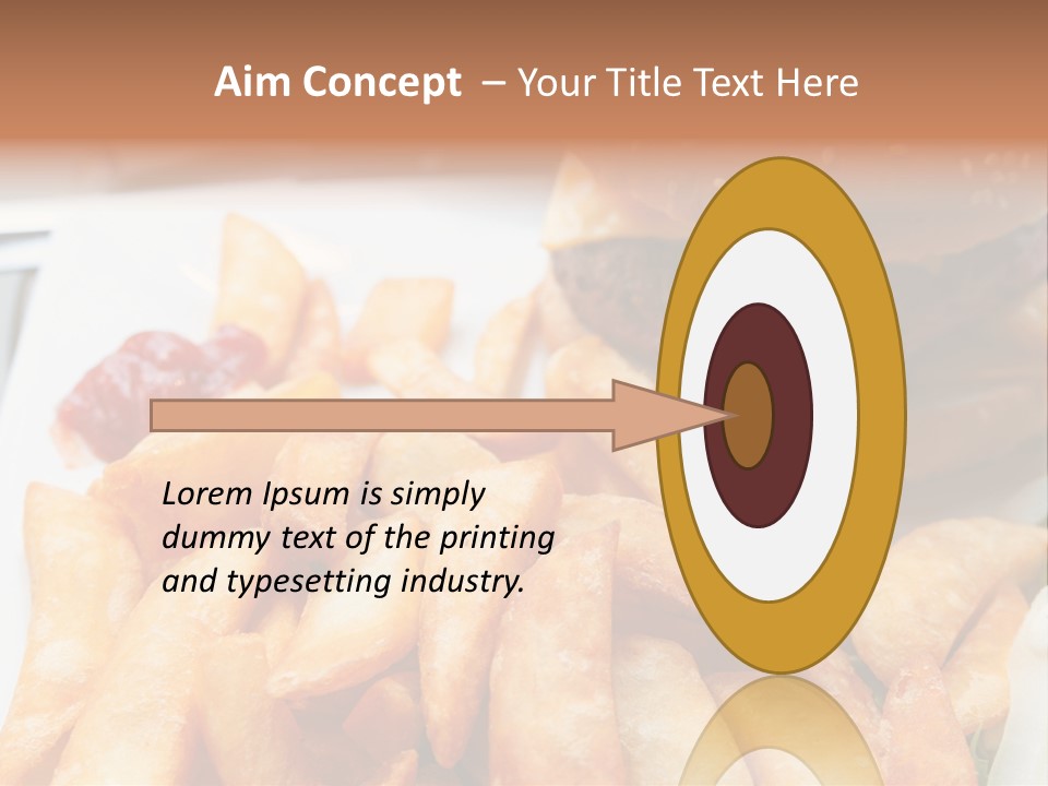 Hamburger Salt Potatoes PowerPoint Template