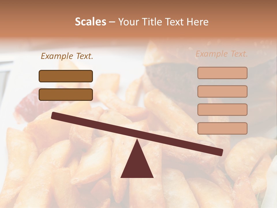 Hamburger Salt Potatoes PowerPoint Template