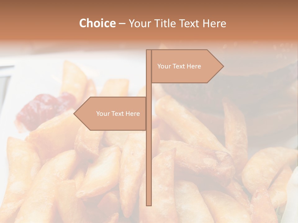 Hamburger Salt Potatoes PowerPoint Template