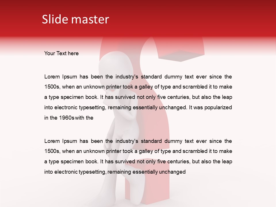 One Humorous Think PowerPoint Template