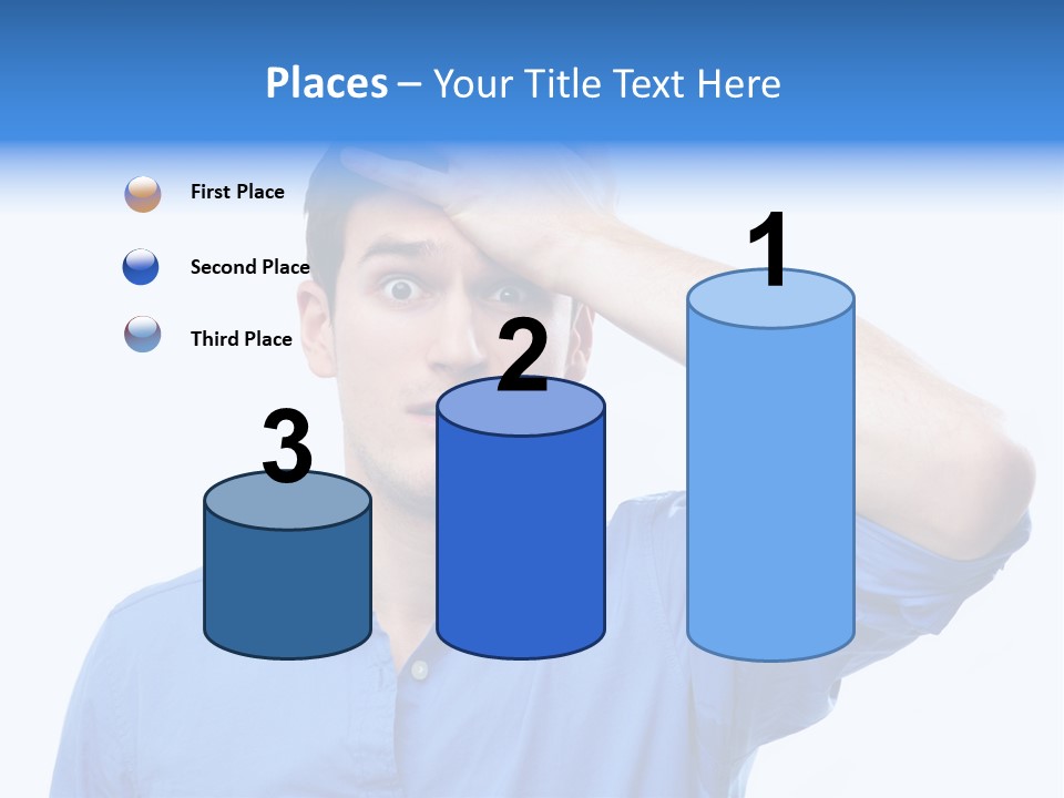 Businessman Mistake Stress PowerPoint Template