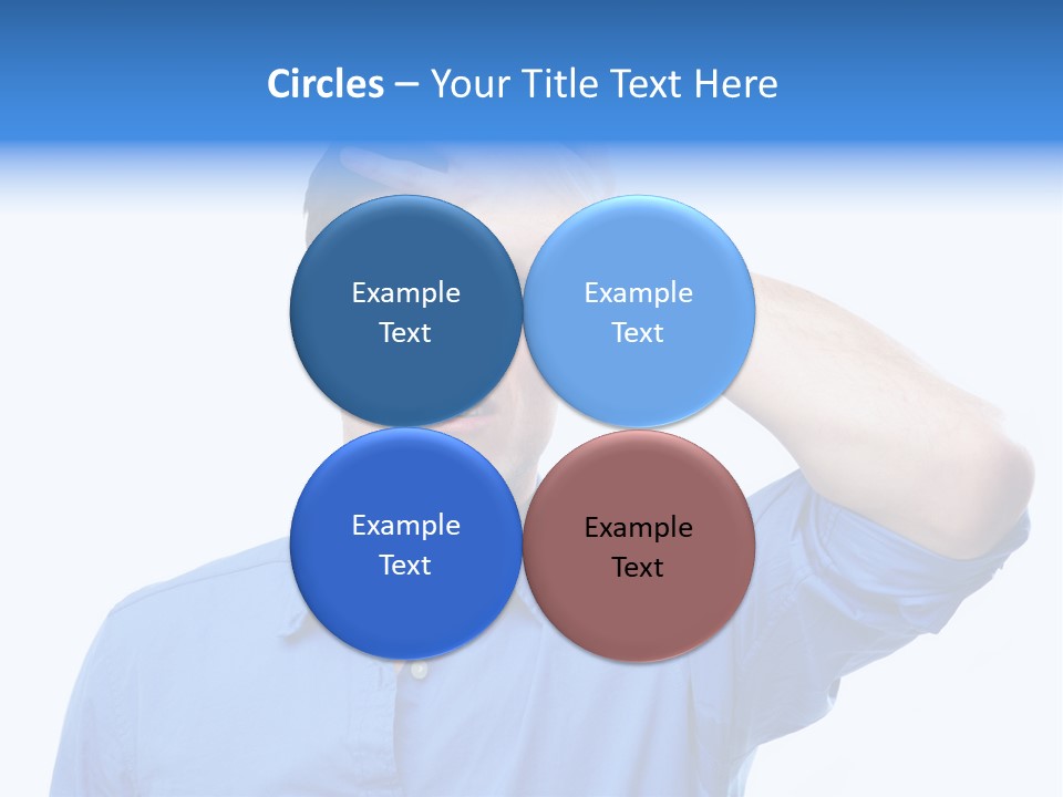 Businessman Mistake Stress PowerPoint Template