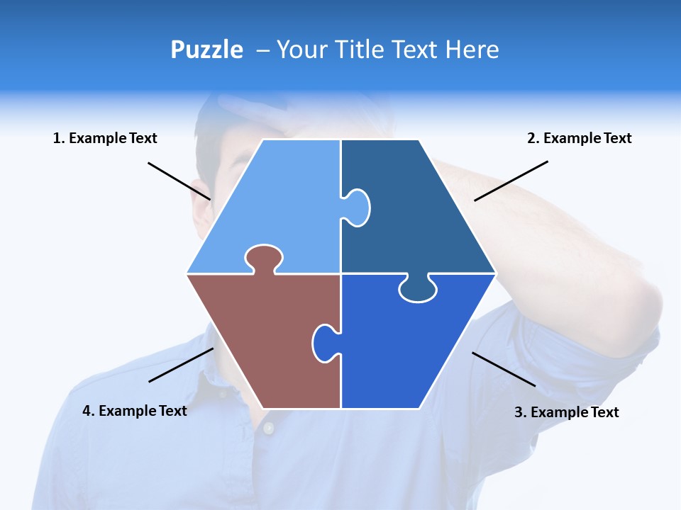 Businessman Mistake Stress PowerPoint Template
