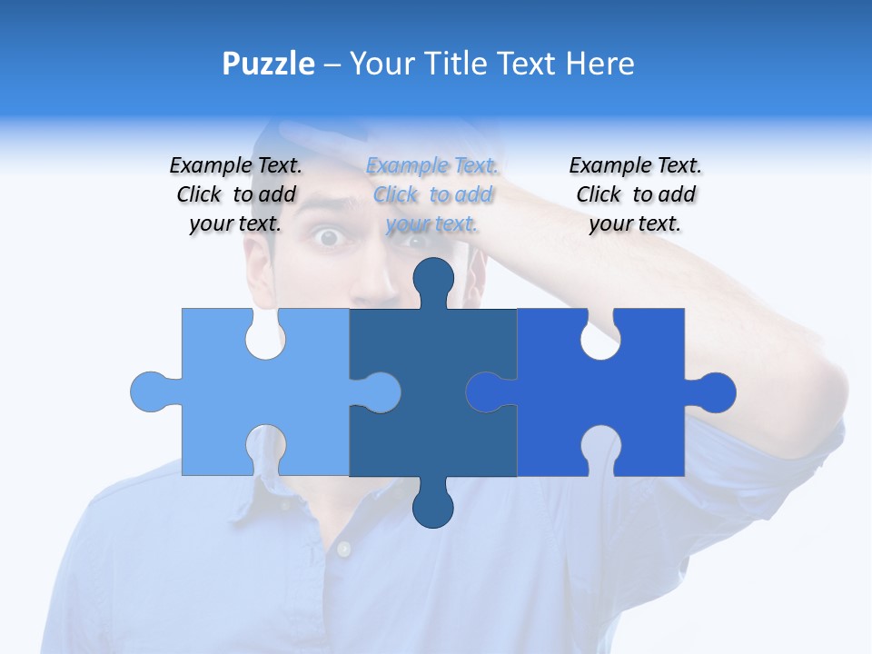 Businessman Mistake Stress PowerPoint Template