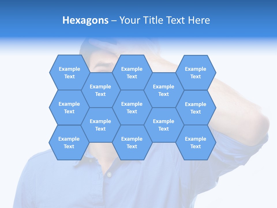 Businessman Mistake Stress PowerPoint Template