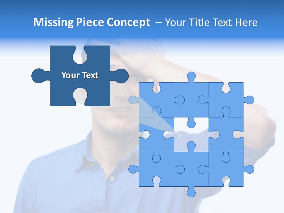 Businessman Mistake Stress PowerPoint Template