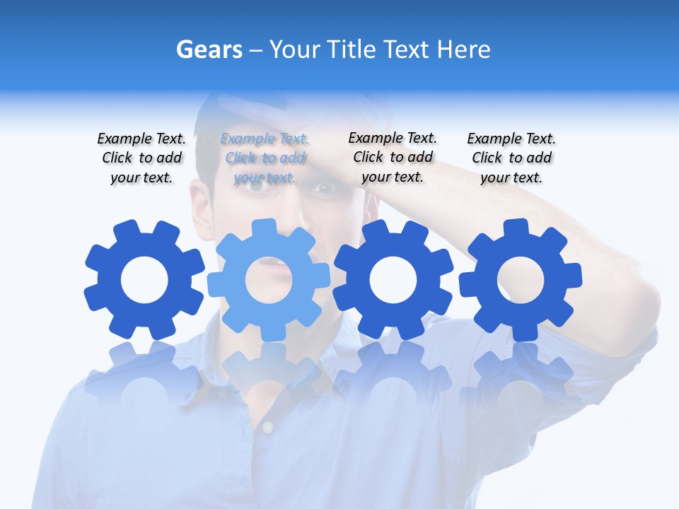 Businessman Mistake Stress PowerPoint Template