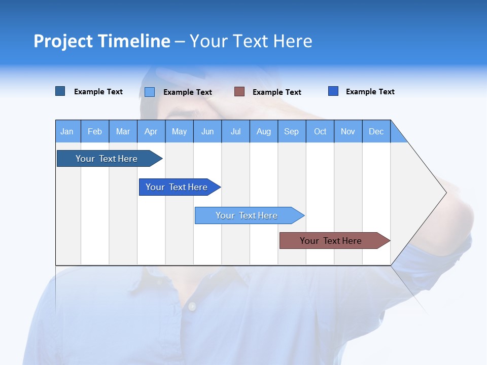 Businessman Mistake Stress PowerPoint Template