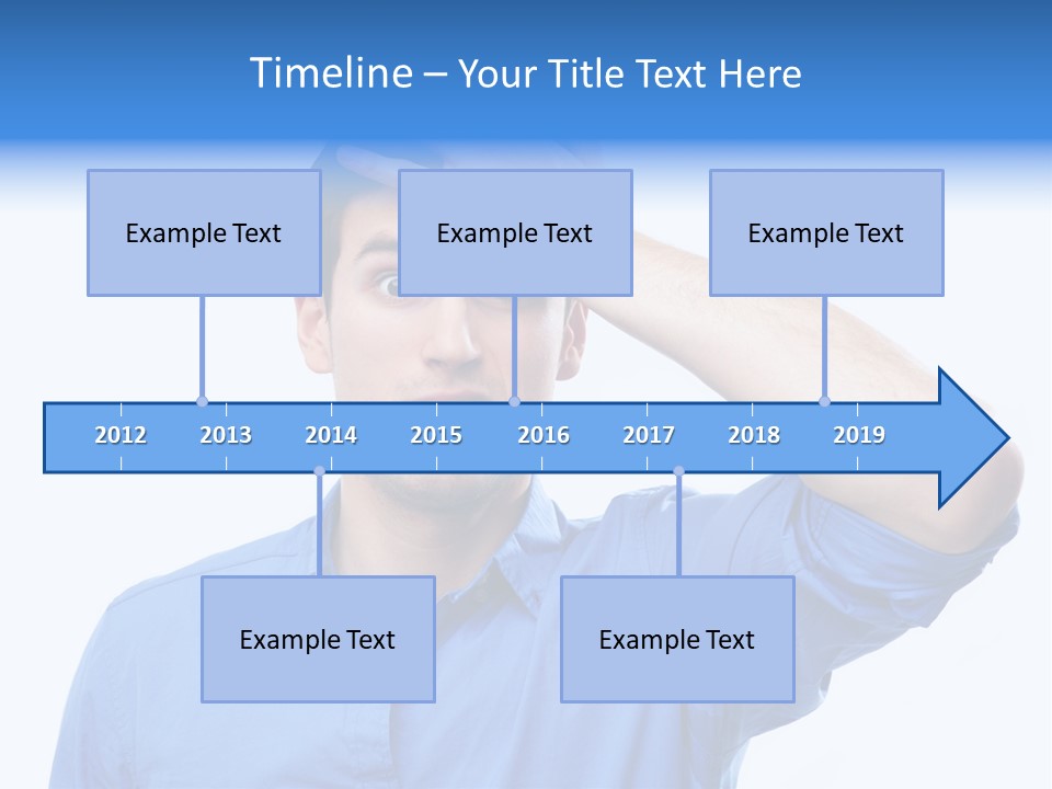 Businessman Mistake Stress PowerPoint Template